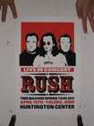Rush Poster Silkscreen S/N Time Machine April 13 Toledo
