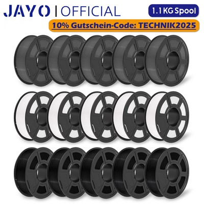 JAYO 1,75mm 5/10KG PLA Klassisch PETG PLA+2.0 PLA 3D Drucker Filament ABS Bündel