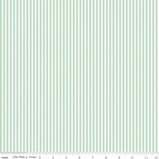 Riley Blake Basics C495 Sweet Mint 1/8" Stripe Cotton