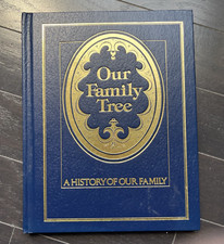 Our Family Tree Book - A History of Our Family 1977 Good Condition, Vintage  .