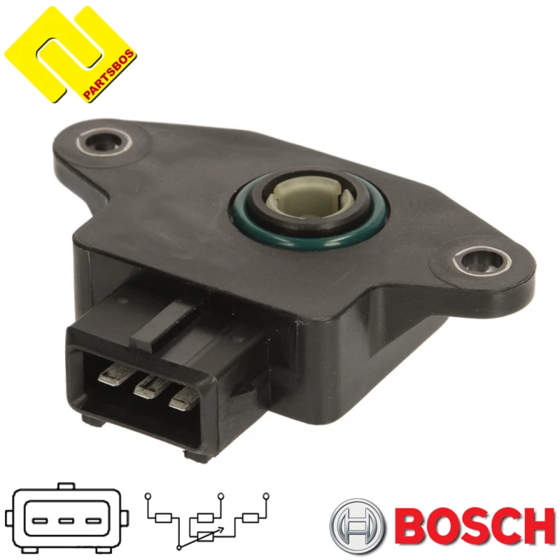 SENSOR DE POSICIÓN DEL ACELERADOR BOSCH 0280122001, para FIAT, PSA, RENAULT, IVECO, PORSCHE Foto 2 de 4
