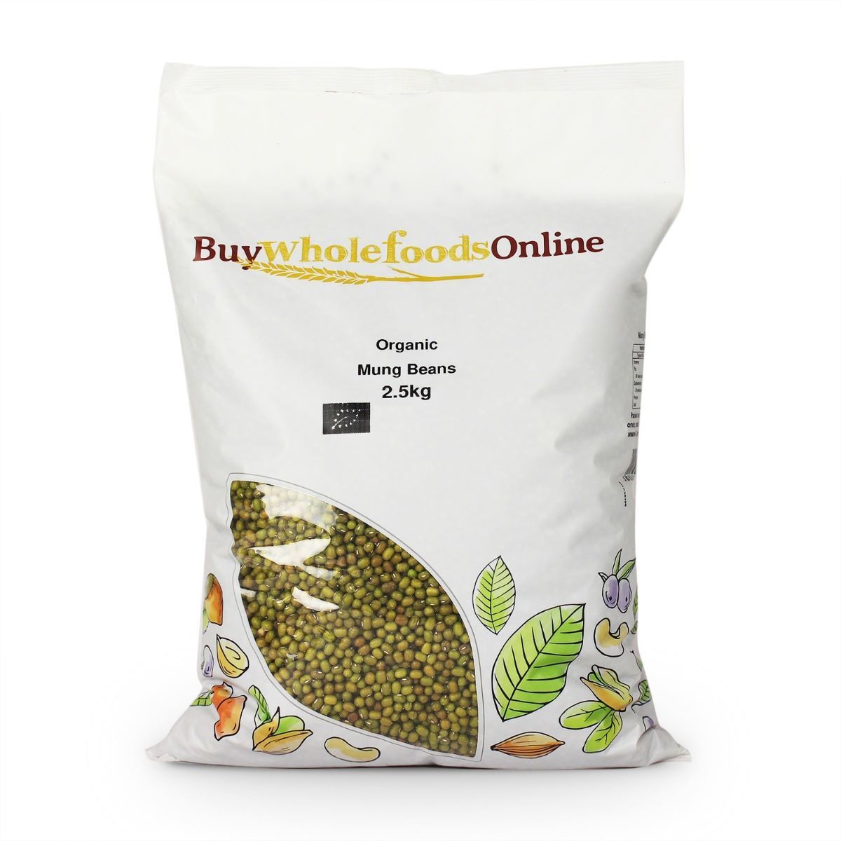Organic Mung Beans 2.5kg | BWFO | Free UK Mainland P&P