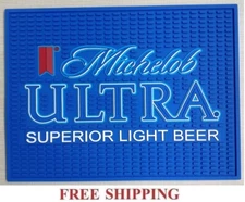 MICHELOB ULTRA BAR SPILL MAT RUBBER COASTER NEW