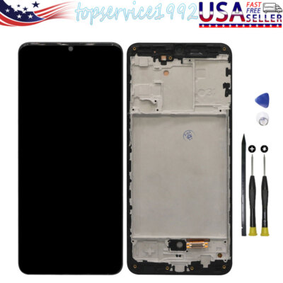 For Samsung Galaxy A31( A315) LCD Display Touch Screen Digitizer Assembly+Frame