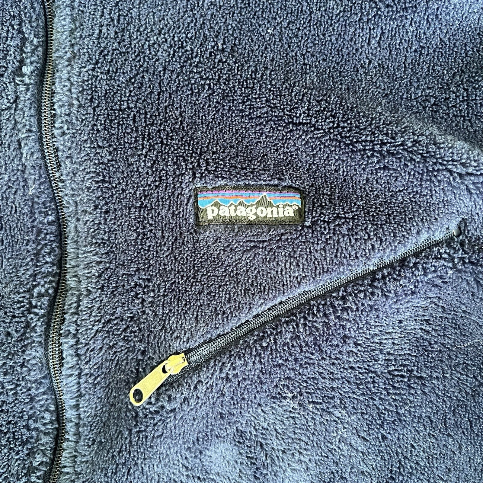 patagonia vintage y2k r2 regulator deep pile fleece jacket