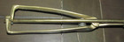 Ice Cream Scoop Dipper Dairy Fresh 10" Vintage Brass & Steel Squeeze Handle — photo 3