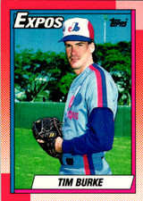 1990 Topps - #195 Tim Burke