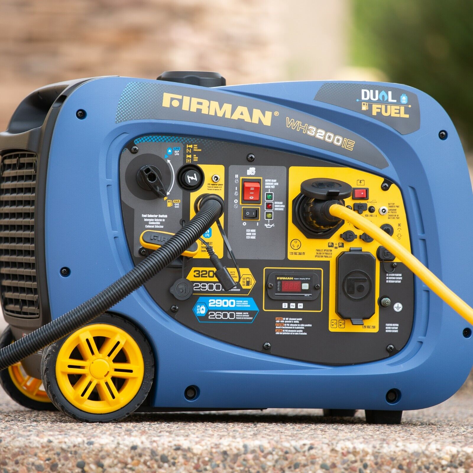 FIRMAN WH02942F 3200/2900W Dual Fuel Inverter Portable Generator