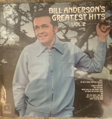 Bill Anderson Greatest Hits, Vol. 2 LP Decca 1971