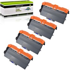 4PK TN750 TN-750 Black Toner Fits For Brother DCP-8110DN 8150DN 8250DN HL-5440DN