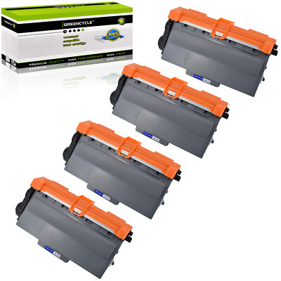 4PK TN750 TN-750 Black Toner Fits For Brother DCP-8110DN 8150DN 8250DN HL-5440DN