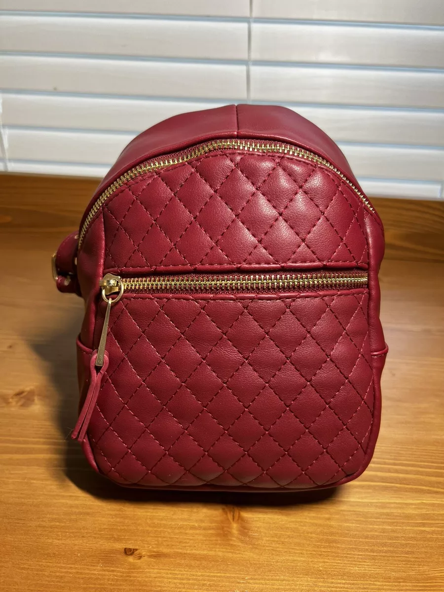 Saffiano Handbag Burgundy - Women's Leather Bags | Saint + Sofia® USA