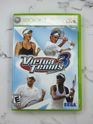 Virtua Tennis 3 for Xbox 360 - Classic Sports Action - Used