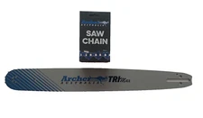 20'' Archer Guide Bar .325-058-76DL Baumr-Ag Blue Max DEREAL 6220F WITH CHAIN!