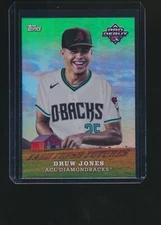 DRUW JONES 2023 TOPPS PRO DEBUT FARM FRESH FUTURES GREEN PARALLEL 28/99