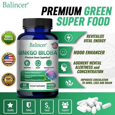 Balincer Memory and Concentration Supplement 1000mg - For Clear Thinking, Cognit