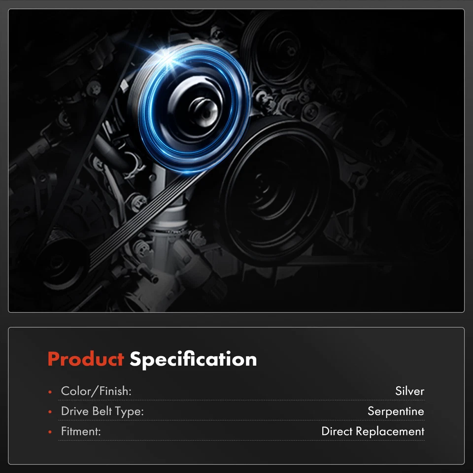 Harmonic Balancer for Ford Five Hundred Freestyle Mercury Montego 2005-2007 3.0L - Image 2 of 4