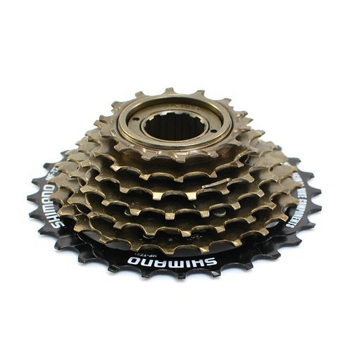 SHIMANO 7 Speed MF-TZ500 Brown Freewheel (14-28T) | eBay