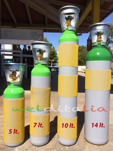 BOMBOLA ARGON 10 LITRI RICARICABILE 200 BAR PUREZZA 99,9% CARICA - Foto 4 di 5