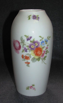 Rosenthal Vase ca. 30/40er Jahre Weiß Blumen