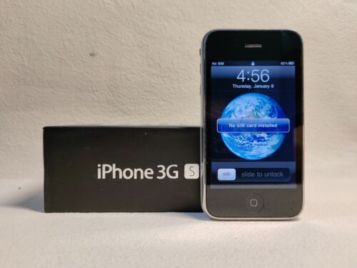 Apple iPhone 3GS (iphone 3ra generación) 8/16/32GB Negro/Blanco DESBLOQUEADO Buen Estado - Imagen 1 de 8