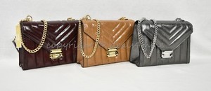 whitney large quilted suede convertible shoulder bag