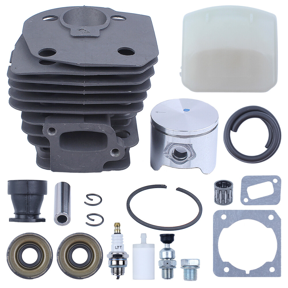 44mm For Husqvarna 346XP 350 351 353 Air Filter Oil Seal Cylinder Piston Kit