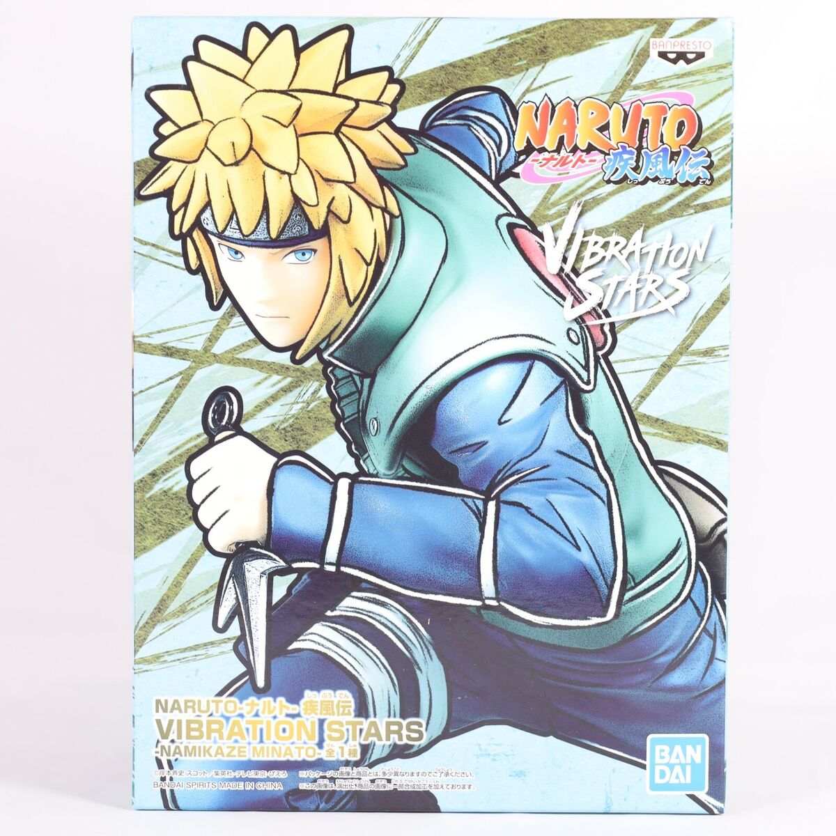 FIGURE NARUTO SHIPPUDEN - MINATO NAMIKAZE - QUARTO HOKAGE - VIBRATION STARS