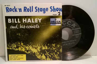 BILL HALEY AND HIS COMETS Rock 'n Roll stage Show Pt.2 '56 Decca ED 2417 EP NICE