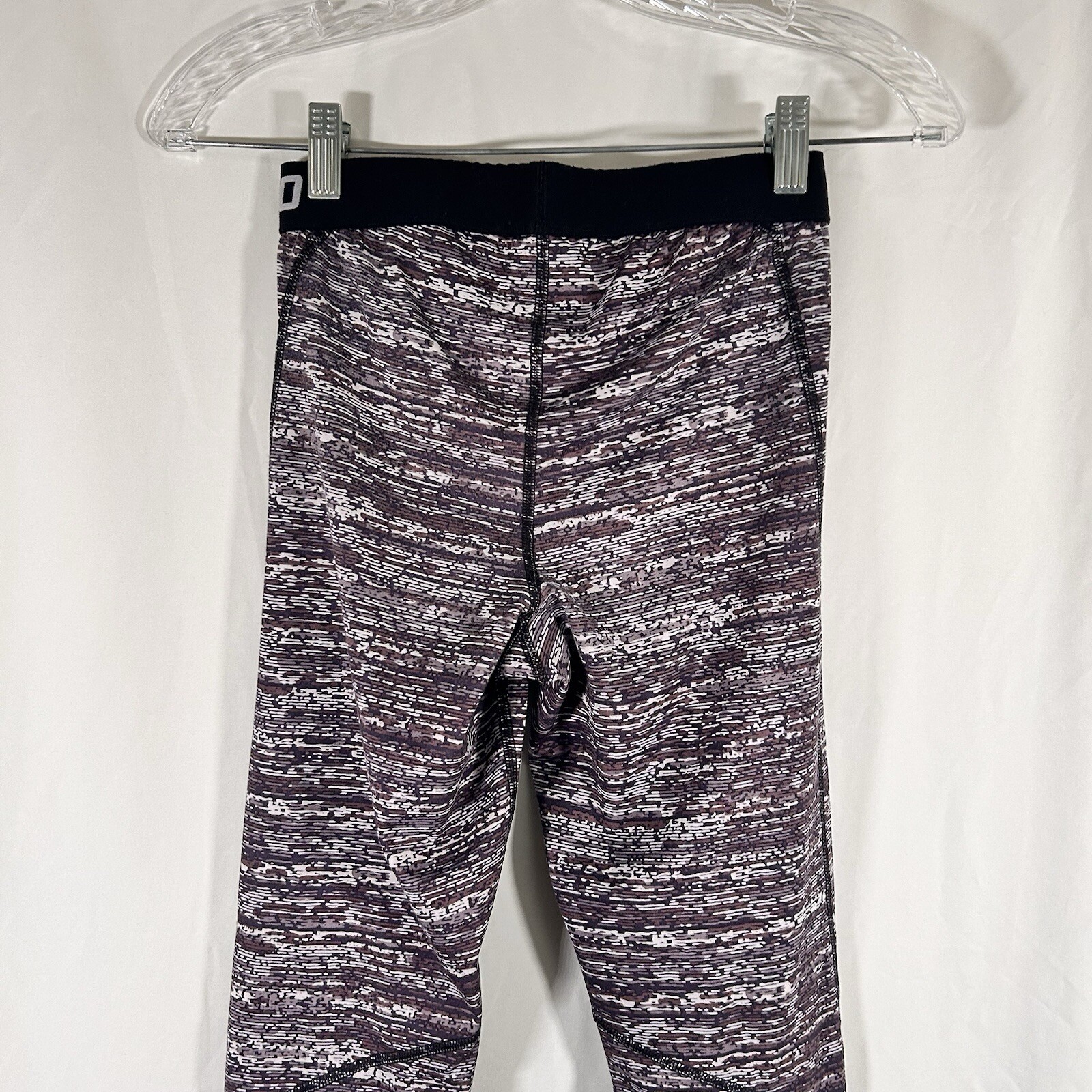 Nike Pro Leggings Women's Small Purple Pull On Compression Elastic Waist thumbnail 7