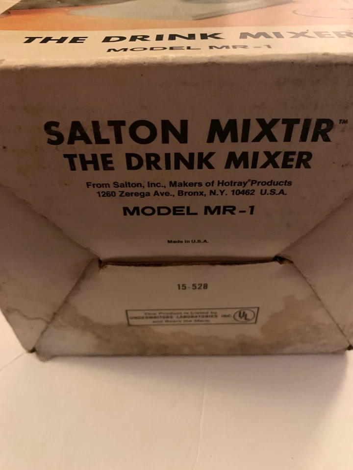 Mezclador de bebidas Salton Mixtir modelo MR-1 probado/funciona Foto 4 de 4