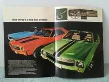 1969 AMC JAVELIN & AMX ''BIG BAD''' COLORS Brochure