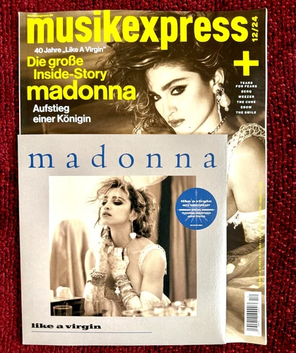 MADONNA PROMO MUSIKEXPRESS LIKE A VIRGIN GERMAN 45 RECORD MUSIC MAGAZINE EXPRESS
