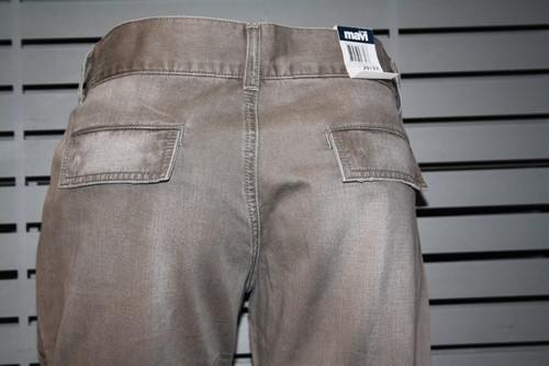 Vaqueros mavi RACHEL MLT BUFFY Washed Brown Worker marrón nuevos con bolsillos - Imagen 6 de 8