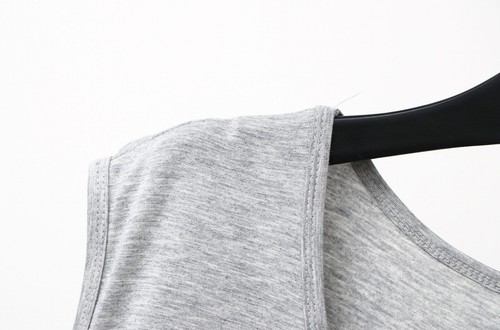 Herren Bambus ärmellose Nachthemden Nachtwäsche lockeres Nachthemd lange Pyjama Shirts - Bild 14 von 30