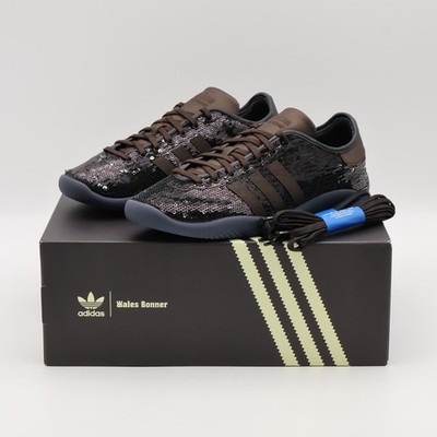 JR0259 Wales Bonner × adidas Originals Karintha Lo Core Black