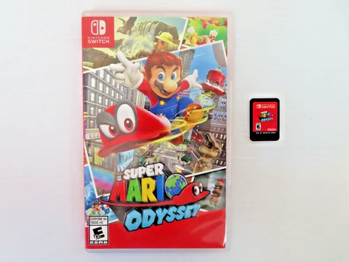 SUPER MARIO ODYSSEY - NINTENDO SWITCH VIDEO GAME TESTED WORKS