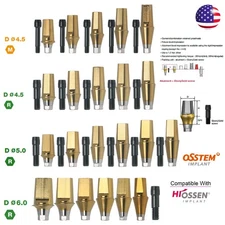 Dental Straight Transfer Abutment Mini/Regular Internal Hex forOsstem Hiossen TS