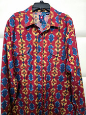 Panhandle Slim Men's Long Sleeve Pearl Snap Size Large