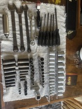 Mixed Lot Of Snap On Tools Sockets Wrenches Clutch Drivers Impact Driver