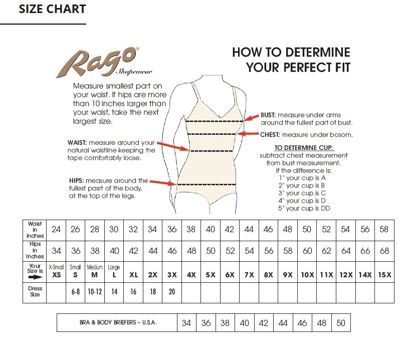 Rago Open Bottom Girdle Firm Shaping Style 1361 | eBay