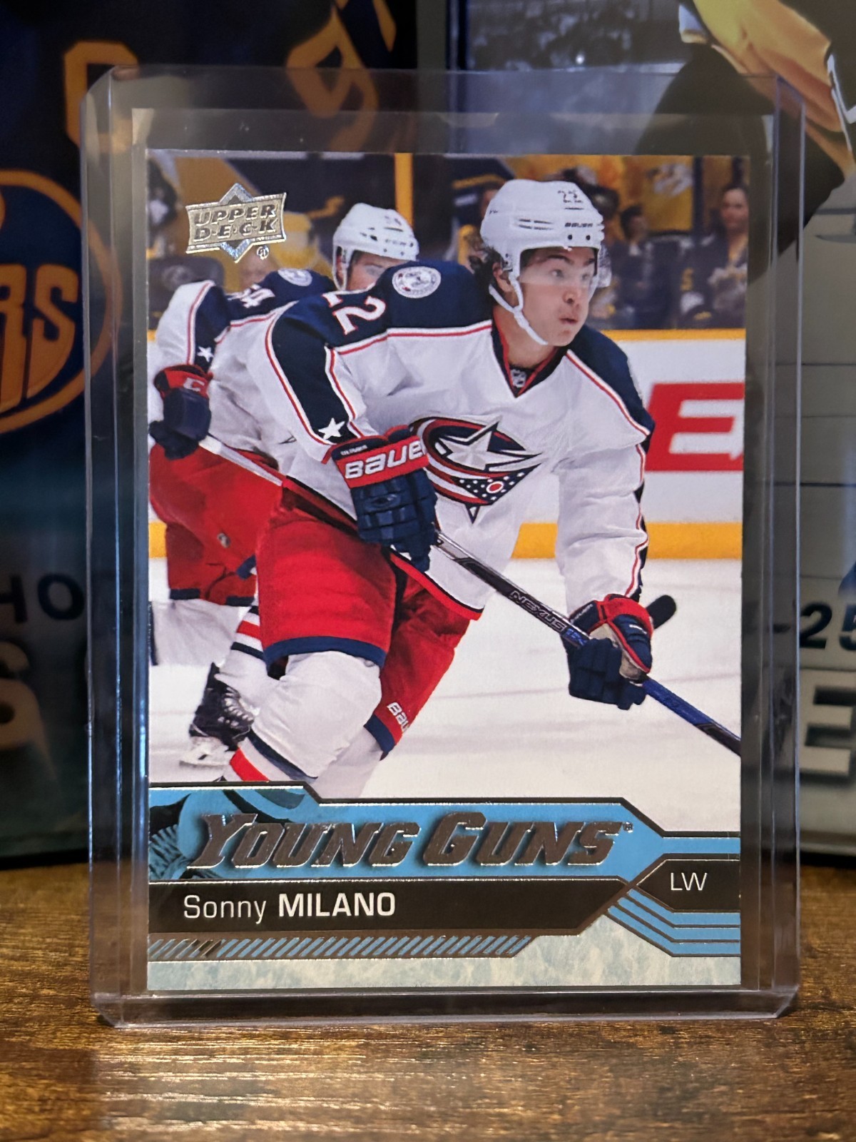 2016-17 UPPER DECK SERIES 1 SONNY MILANO YOUNG GUNS #228