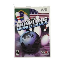 AMF Bowling World Lanes Nintendo Wii Case Manual Sports Game 2008