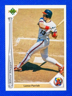Lance Parrish #SS11 (1991 Upper Deck) Silver Slugger, California Angels