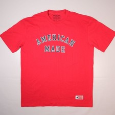 American Giant Shirt Mens XL Red American Made Crewneck Made in USA Tee