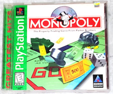 Monopoly Greatest Hit Sony PlayStation PS1 Video Game Manual Strategic Property 