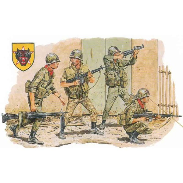 Dragon 1/35 Kit Action Figuren MilitÄR Arvn Rangers Saigon 1968 Modellauto-image