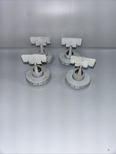 (4) Viking Horizontal Sidewall 3mm Glass Bulb Sprinkler VK305 White 1/2