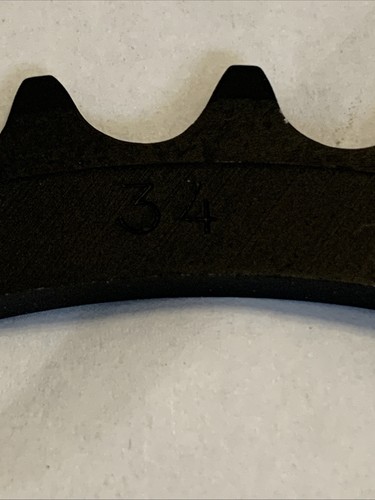 MCS BMX 5-BOLT 110mm CHAINRING USA MADE CNC 45T BLACK - Foto 5