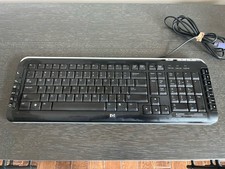 HP Enhanced Multimedia Keyboard USB Wired Black Model KB-0630